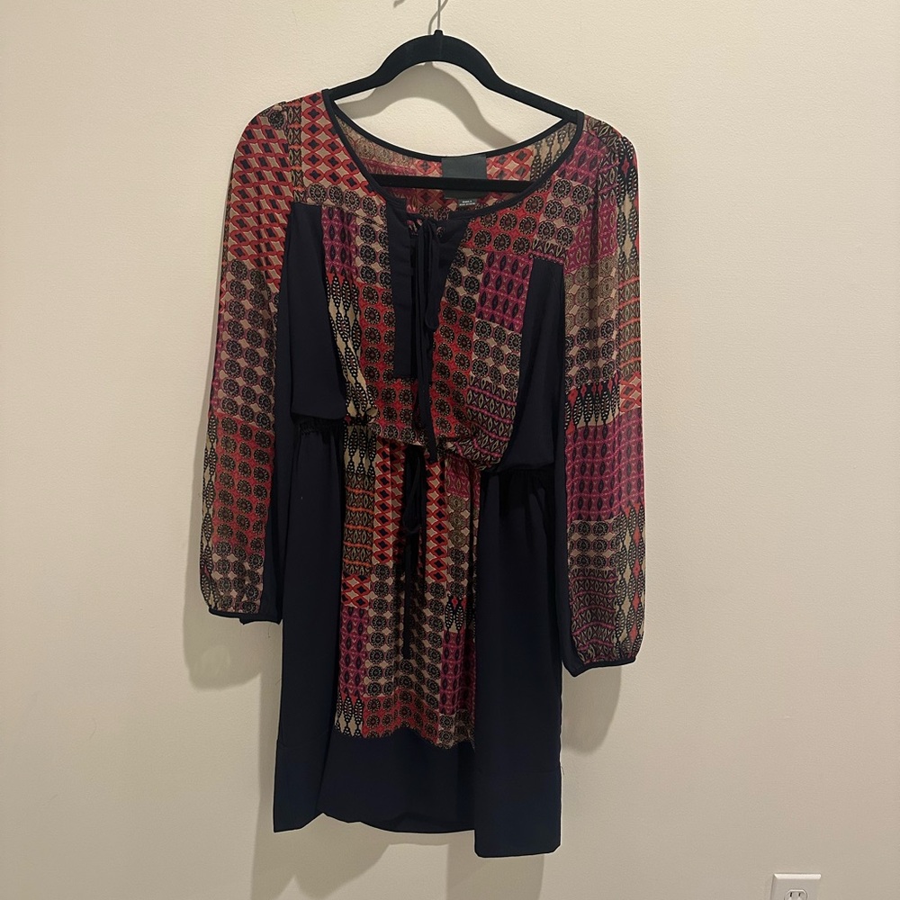 Maeve Chic Multicolor Patterned Dress